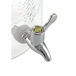 Ablasshahn Kunststoff 16 mm silber