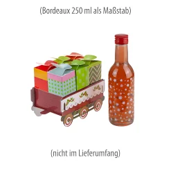 Adventskalender Bastelset 'Zug', 60-teilig