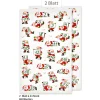Adventskalender-Zahlen Weihnachtsmänner, 48 Stück