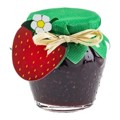 Anhängeetikett 'Erdbeere', 100 Stück