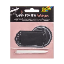 Anhänger 'Tafelfolien' mit Specksteinstift, 7-teilig