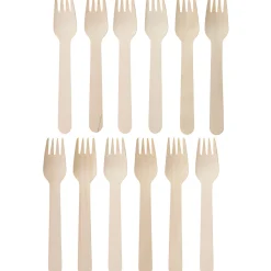 Bambusgabeln, 12 Stück