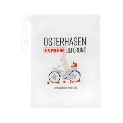 Beutel 'Osterhasen Lieferung', 22 x 30 cm