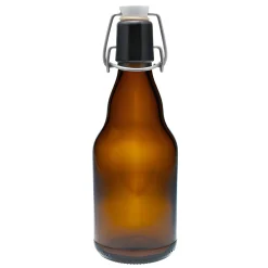 Bügelflasche  330 ml braun