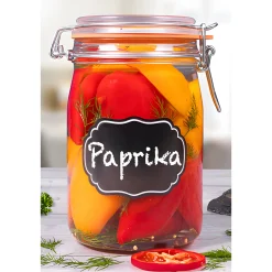 Bügelglas 'Ermetico' 1000 ml mit Tafel