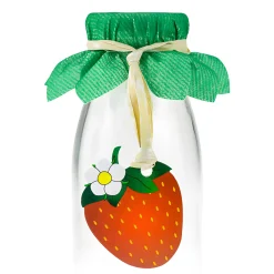 Blattdeckchen-Set 'Erdbeere', 21-teilig