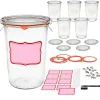 Brot und Kuchen im WECK-Glas 3/4 Liter, 6er Set