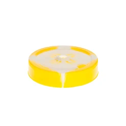 CT 70 Trinkhalmdeckel Batik gelb-weiß, Loch Ø 8 mm