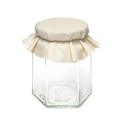 Deckchen 130 mm natur rund