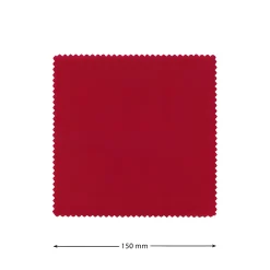 Deckchen 150 mm rot