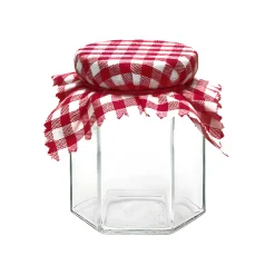 Deckchen 120 mm rot kariert