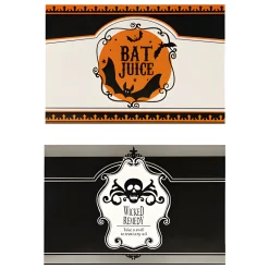 Deko-Sticker 'Halloween' für Flaschen, 15 x 10 cm, 6 Stück