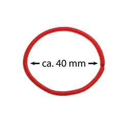 Elastische Schlaufen 40 mm, rot, 1000 Stück