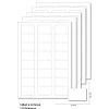 Etiketten 53 x 34 mm weiß -  5 Blatt A4