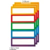 Etiketten 'Rahmen in 5 Farben', 15 Stück