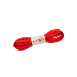 Faser-Raffia 5 m, rot
