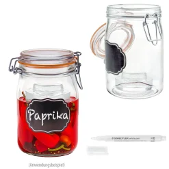 Fermentier-Set mit Bügelgläsern 1000 ml