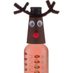 Flaschen-Deko 'Rentier', 2 Stück