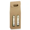 Flaschenkarton 2er 110 x 55 x 305 mm natur