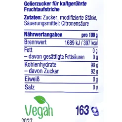 Fruchtaufstrich 1-2-3, 163 g + 25 % gratis