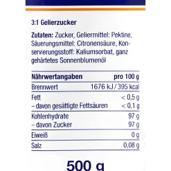 Gelierzucker 3:1, 500 g