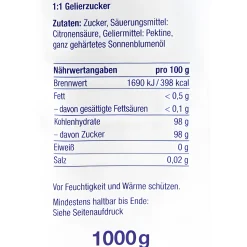 Gelierzucker 1:1, 1 kg