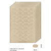 Grasetiketten oval 40,6 x 25,4 mm, 5 Blatt A4, 180 Stück