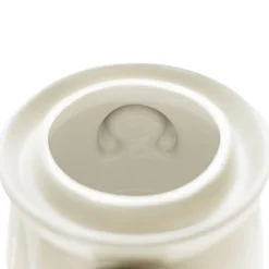 Gärtopf  3 Liter creme-weiß mit Beschwerungssteinen