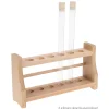 Holzgestell für 6 Reagenzgläser