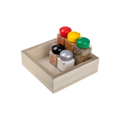 Holzkiste 17 x 17 x 5,3 cm