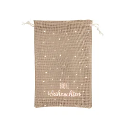 Jutebeutel 'Weihnachten', 16 x 23 cm