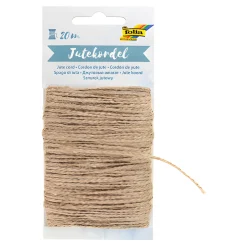 Jutekordel 20 m, 2 mm natur