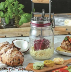 KILNER Butterfass mit Drehkurbel 1 Liter