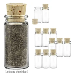 Kleine Glasflasche  5 ml, 12er Set