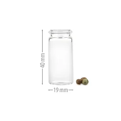 Kleine Glasflasche  5 ml, 12er Set