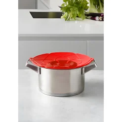 Kochblume Überkochschutz L rot