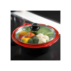 Kochblume Überkochschutz M rot