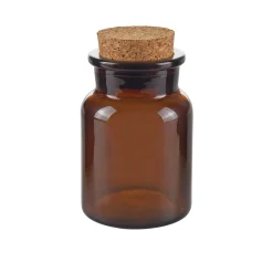 Korkenglas 150 ml braun beschichtet