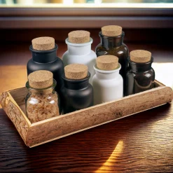 Korkenglas 300 ml braun beschichtet