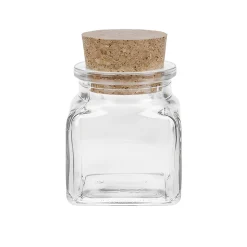 Korkenglas  120 ml quadratisch