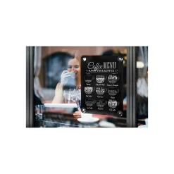 Kreidetafel mit Saugnäpfen 35,6 x 27,1 cm