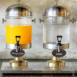 Kreidetafel-Anhängeetikett oval, 6 Stück plus Stift