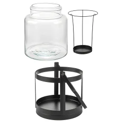 Laternen-Windlicht, Ø 18 x 23 cm