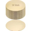 Pappscheibe Ø 200 mm gold/silber,  50 Stück