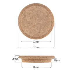Pilzkorken 91/92 mm, auch für WECK RR 100