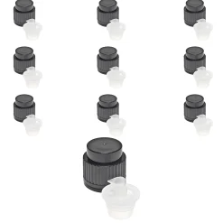 PP 28 Ausgießer schwarz mit Originalitätsring, 10 Stück