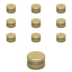 PP 22 gold Aluminium, 10 Stück