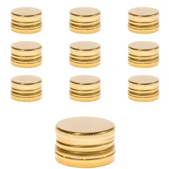 PP 31,5 gold Aluminium mit Originalitätsring, 10 Stück