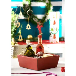 Schale 160 x 160 x 80 mm bordeaux