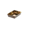 Schale 100 x 70 x 35 mm gold/marone